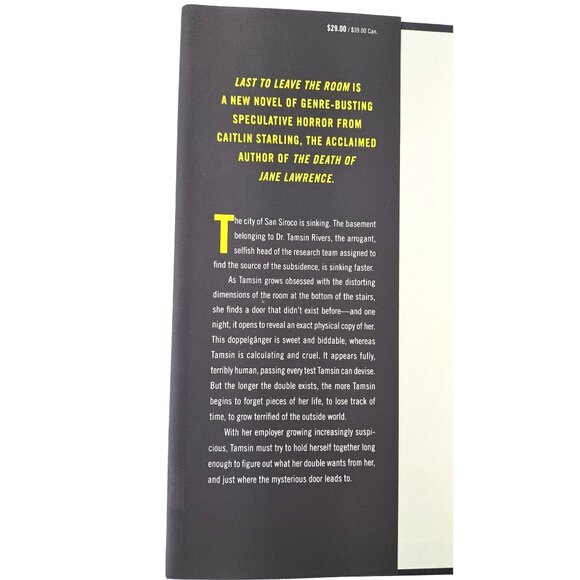 Last To Leave The Room Horror Doppelgänger Caitlin Starling New Hardback Book - Picture 3 of 4